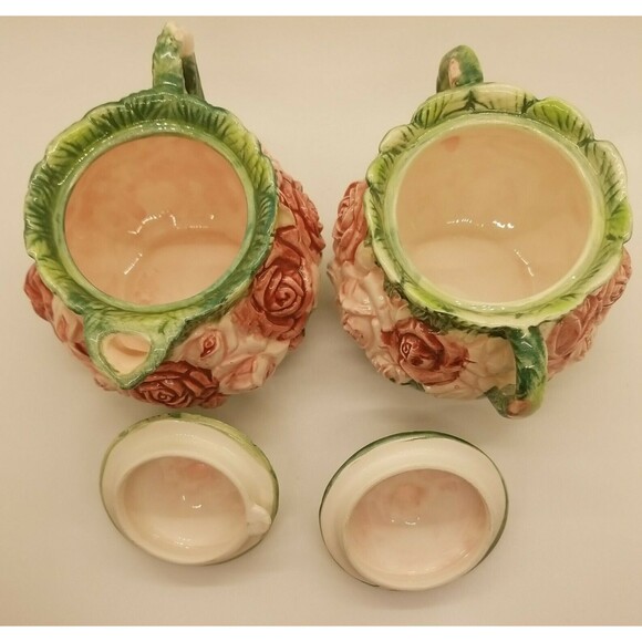 The Haldon Group "ROSE" Sugar & Creamer Set 1987 - Picture 5 of 10